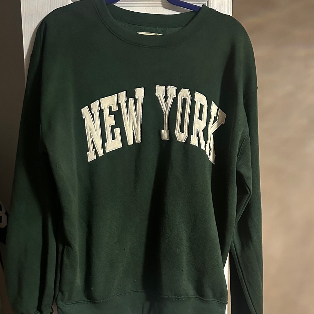 Green 'New York' Sweatshirt
